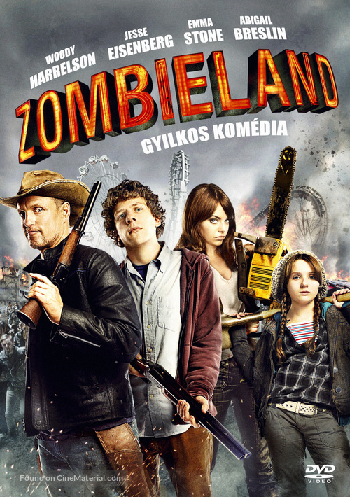 Zombieland - Hungarian DVD movie cover