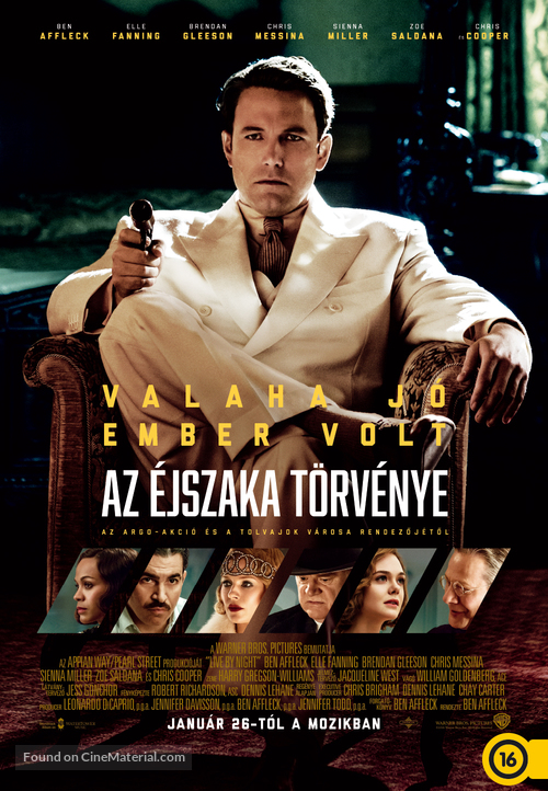 Live by Night - Hungarian Movie Poster