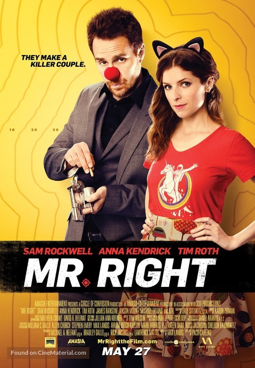 Mr. Right - Canadian Movie Poster