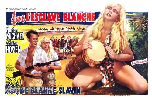 Liane, die wei&szlig;e Sklavin - Belgian Movie Poster