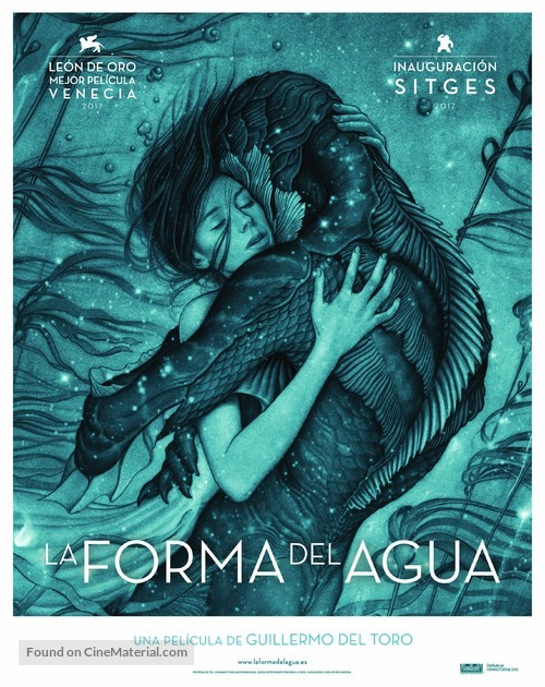 The Shape of Water - Spanish Movie Poster