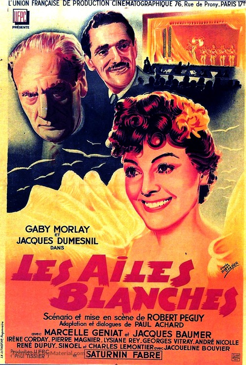 Les ailes blanches - French Movie Poster