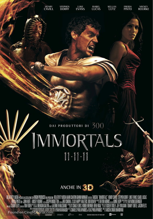 Immortals - Italian Movie Poster