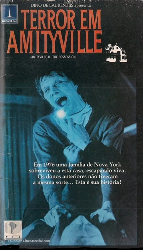 Amityville II: The Possession - Brazilian VHS movie cover