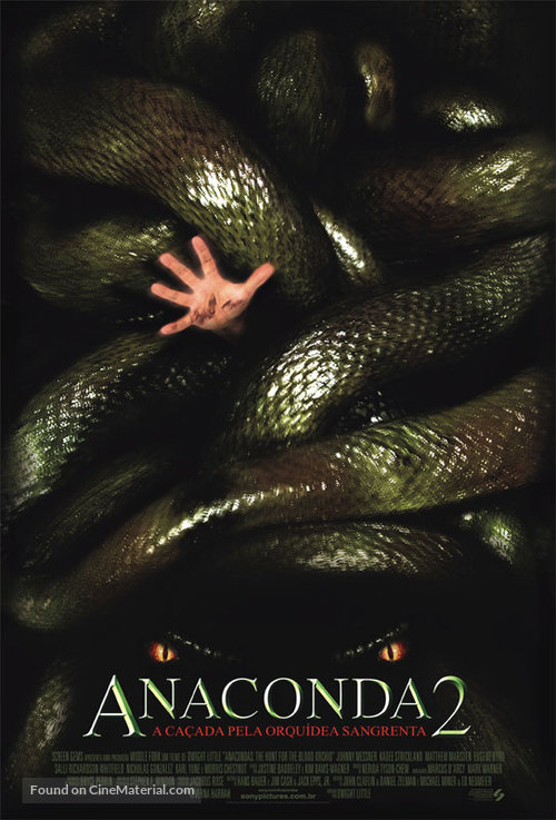Anacondas: The Hunt For The Blood Orchid - Brazilian Movie Poster