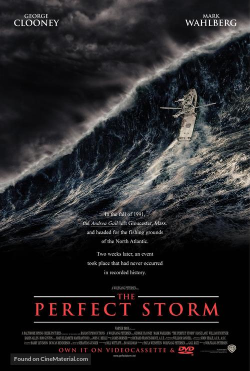 The Perfect Storm - Video release movie poster