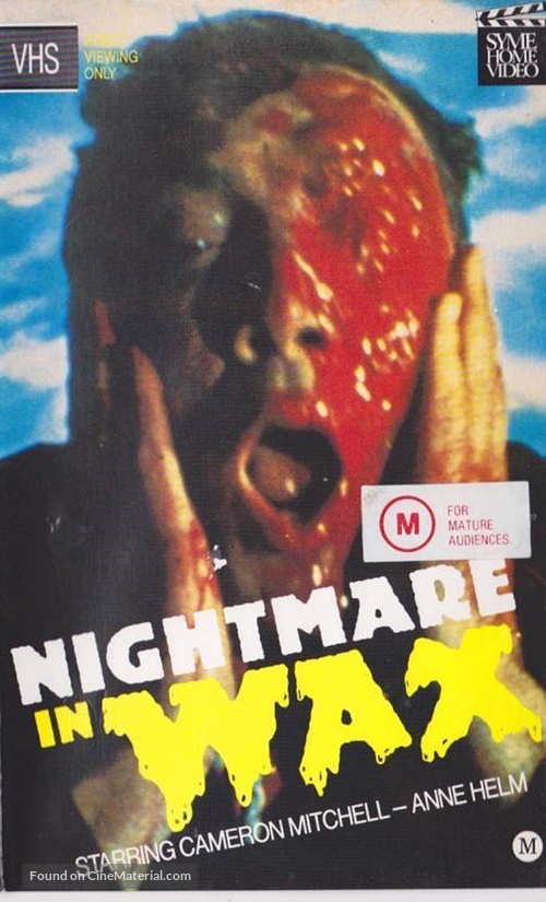 Nightmare in Wax - Australian VHS movie cover