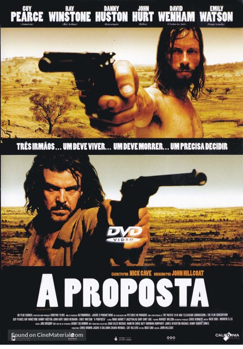 The Proposition - Brazilian DVD movie cover