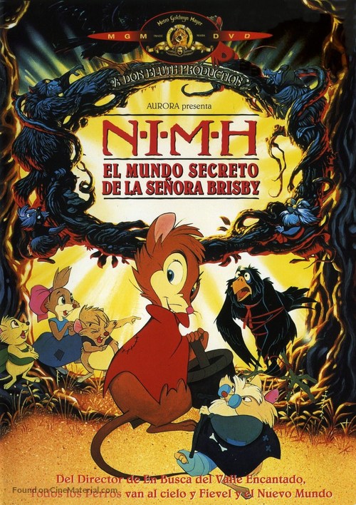 The Secret of NIMH - Spanish DVD movie cover