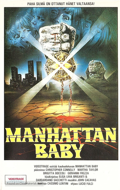 Manhattan Baby - Finnish VHS movie cover