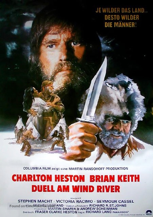 The Mountain Men - German Movie Poster