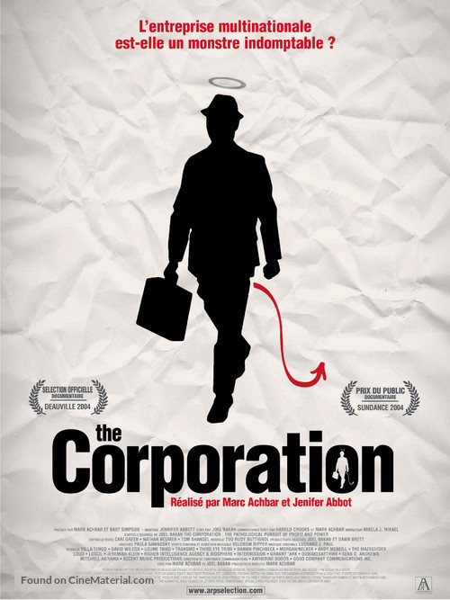 The Corporation - French Movie Poster