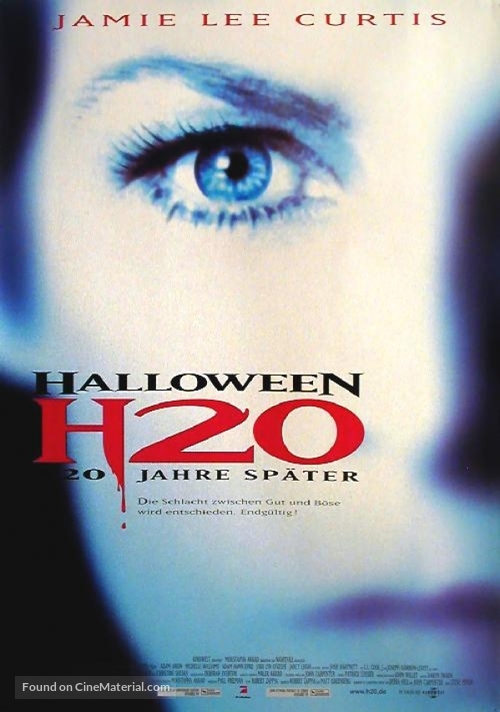 Halloween H20: 20 Years Later - German Movie Poster