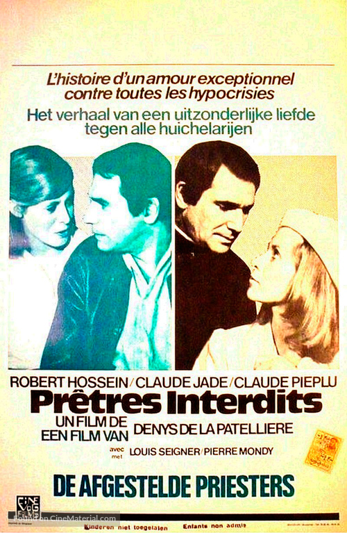 Pr&ecirc;tres interdits - Belgian Movie Poster