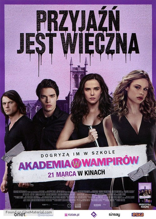 Vampire Academy - Polish Movie Poster