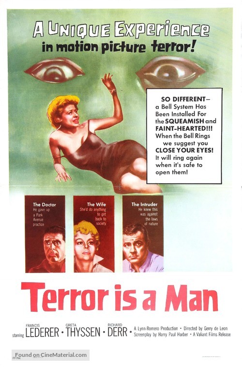 Terror Is a Man - Movie Poster