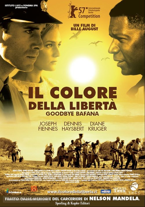 Goodbye Bafana - Italian Movie Poster