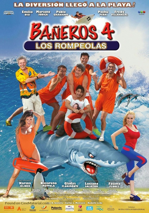 Ba&ntilde;eros 4: Los rompeolas - Argentinian Movie Poster