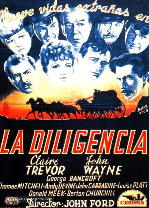 Stagecoach - Spanish Movie Poster