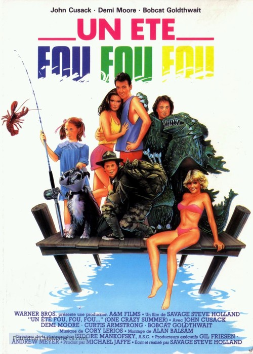 One Crazy Summer - French Movie Poster