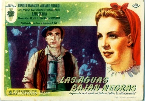 Las aguas bajan negras - Spanish Movie Poster