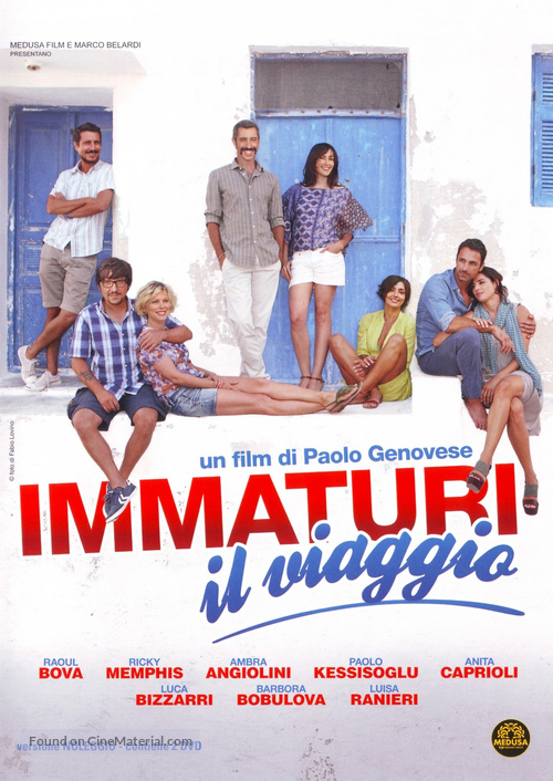 Immaturi - Il viaggio - Italian DVD movie cover