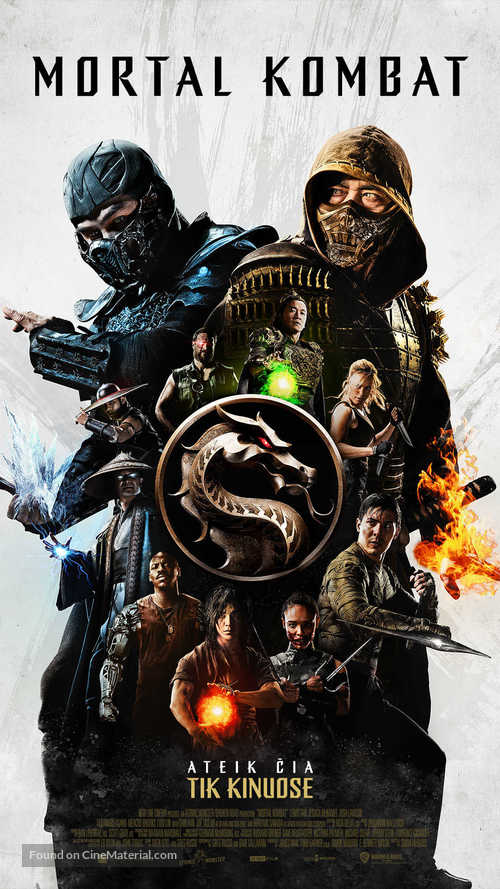 Mortal Kombat - Lithuanian Movie Poster