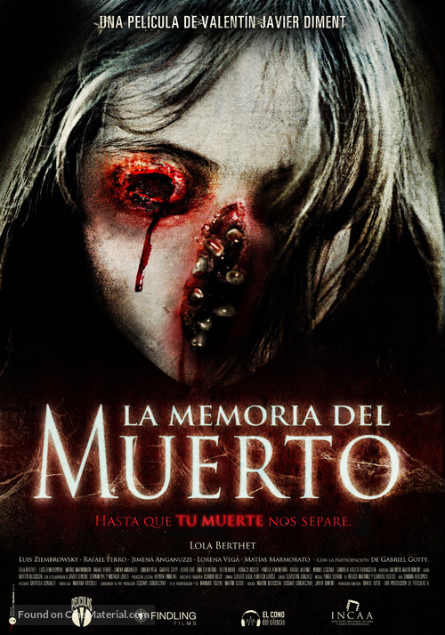 La memoria del muerto - Argentinian Movie Poster