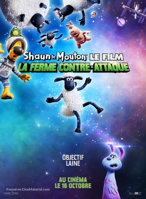 A Shaun the Sheep Movie: Farmageddon - French Movie Poster