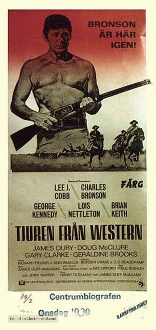 The Bull of the West - Swedish Movie Poster