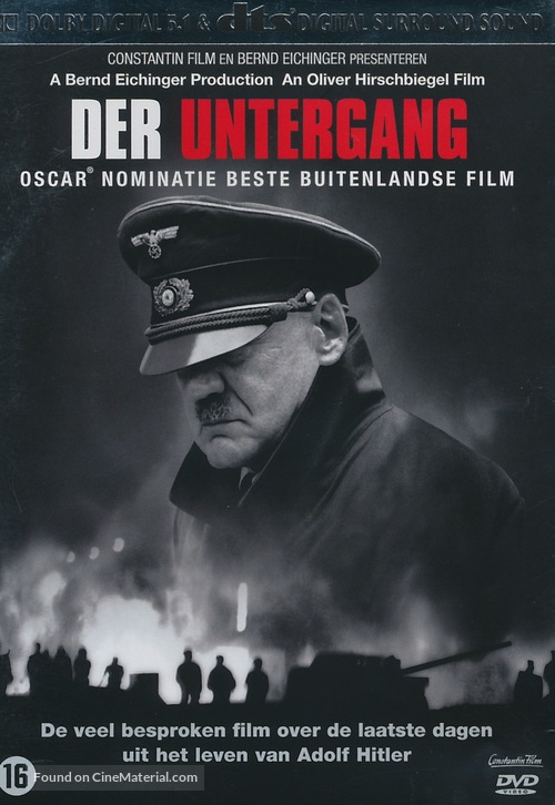 Der Untergang - Dutch DVD movie cover