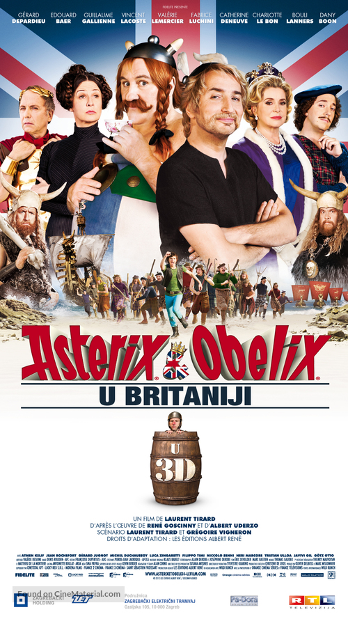 Ast&eacute;rix et Ob&eacute;lix: Au Service de Sa Majest&eacute; - Croatian Movie Poster