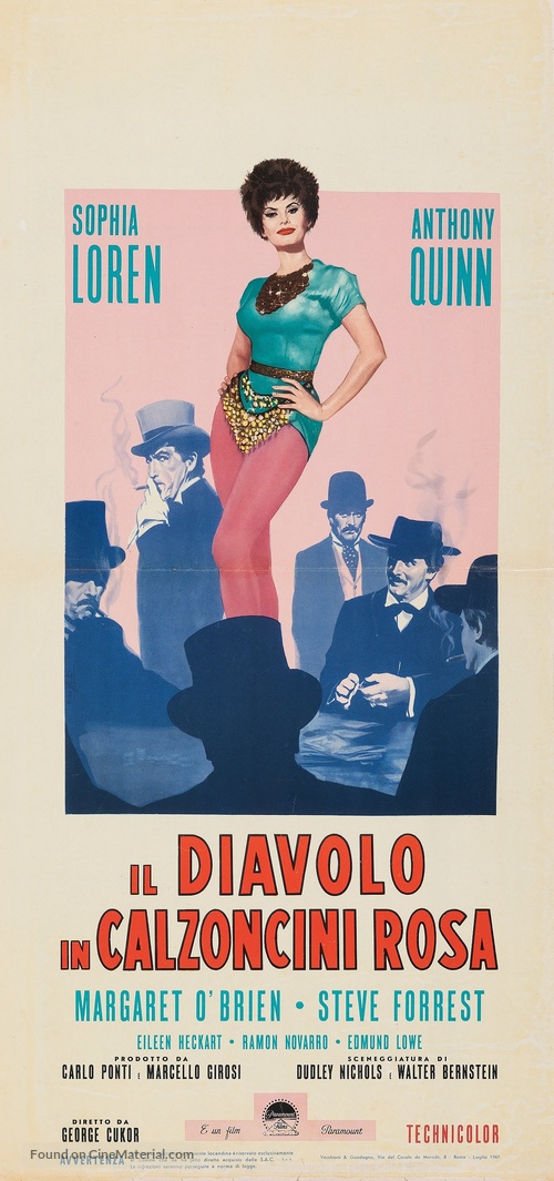Heller in Pink Tights - Italian Movie Poster