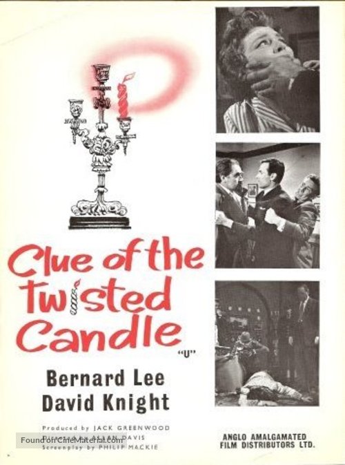Clue of the Twisted Candle - British Movie Poster