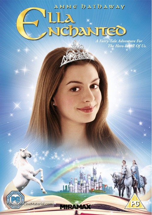 Ella Enchanted - British DVD movie cover