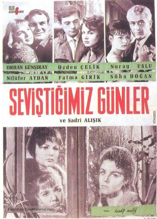 Sevistigimiz g&uuml;nler - Turkish Movie Poster