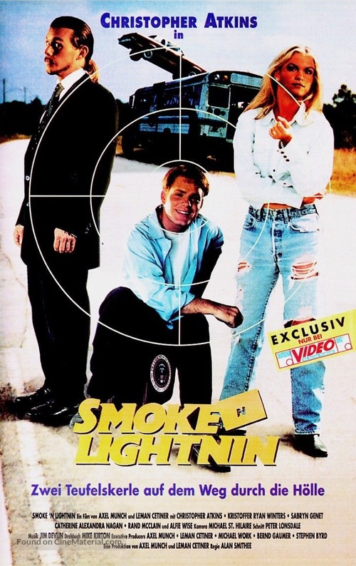 Smoke n Lightnin - German VHS movie cover