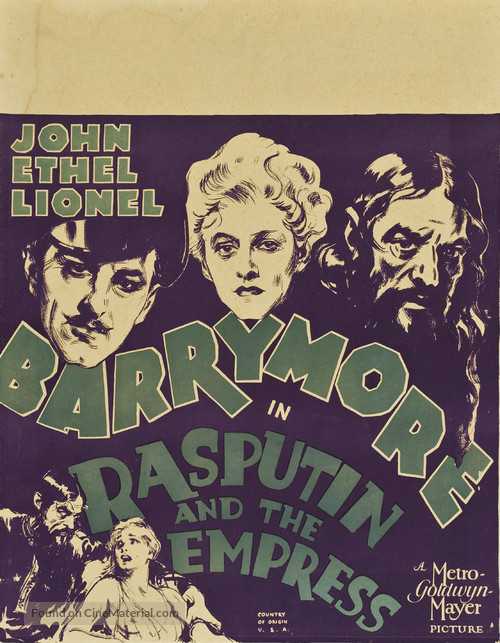 Rasputin and the Empress - Movie Poster