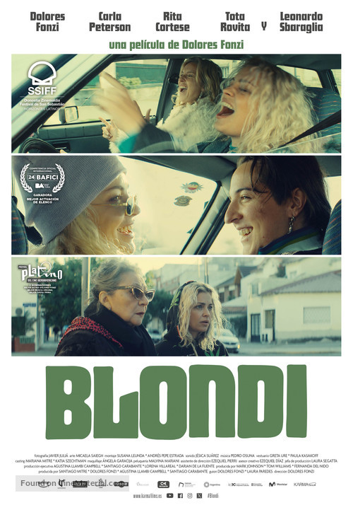 Blondi - Spanish Movie Poster