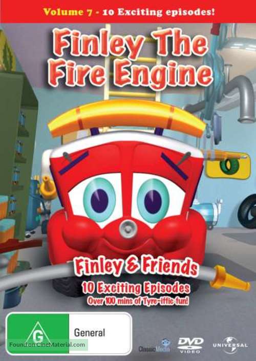 &quot;Finley the Fire Engine&quot; - Australian DVD movie cover