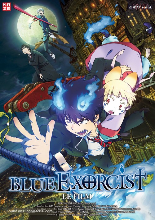 Blue Exorcist the Movie - French DVD movie cover