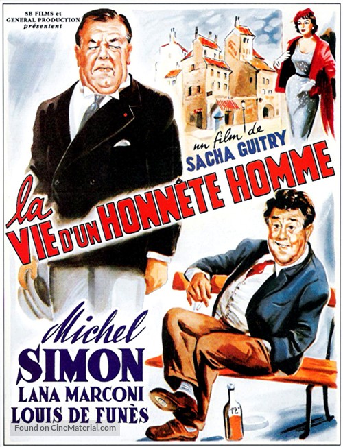 Vie d&#039;un honn&ecirc;te homme, La - French Movie Poster