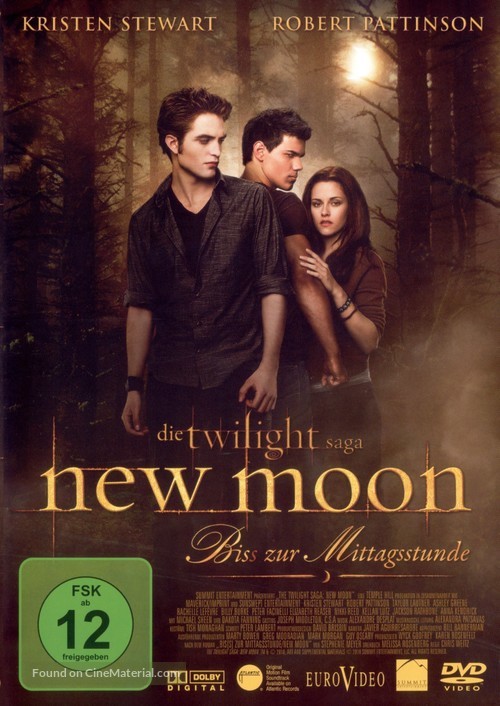 The Twilight Saga: New Moon - German Movie Cover
