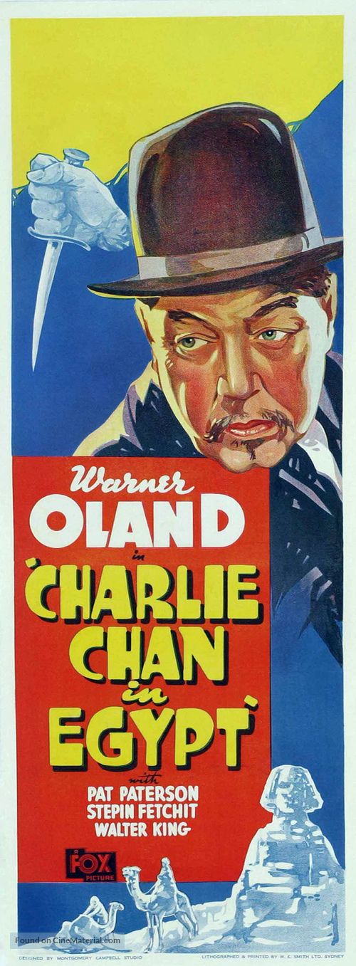 Charlie Chan in Egypt - Australian Movie Poster