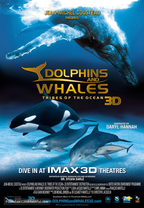 Dolphins and Whales 3D: Tribes of the Ocean - Movie Poster