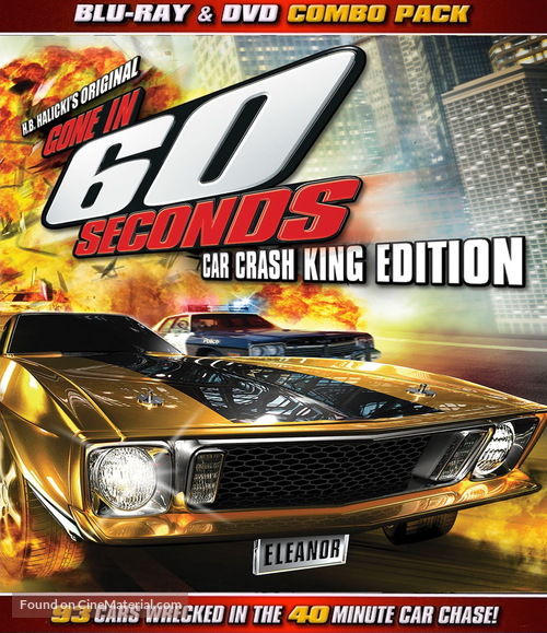 Gone in 60 Seconds - Blu-Ray movie cover