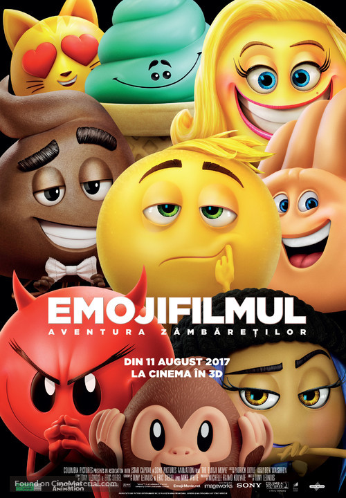 The Emoji Movie - Romanian Movie Poster