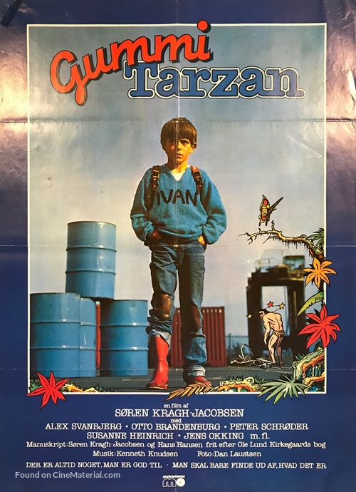 Gummi-Tarzan - Danish Movie Poster