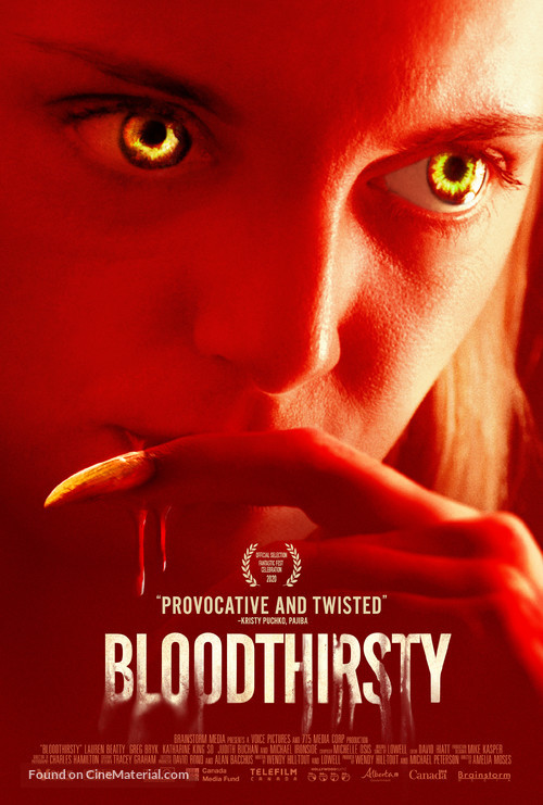 Bloodthirsty - Canadian Movie Poster