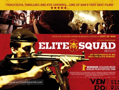 Tropa de Elite - British Movie Poster